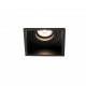 HYDE Lampara empotrable negro cuadrado orientable 40121 - FARO ILUMINACION