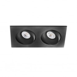 ARGAN-2 Lampara empotrable orientable negra 43413 - FARO ILUMINACION