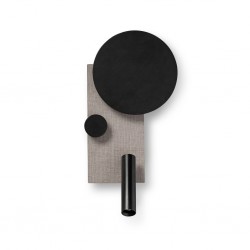 KLEE LED Lampara aplique izquierdo gris con lector 20066 - FARO ILUMINACION