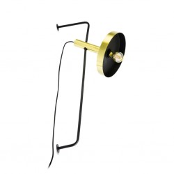 WHIZZ Lampara aplique oro/negra 20165-96 - FARO ILUMINACION