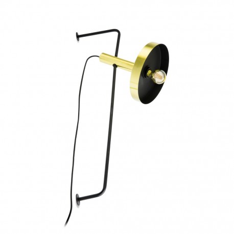 WHIZZ Lampara aplique oro/negra 20165-96 - FARO ILUMINACION