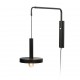 WHIZZ Lampara aplique extensible negro y oro satinado 20167 - FARO ILUMINACION
