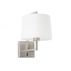 FRAME Lampara aplique niquel mate/blanca 20170-01 - FARO ILUMINACION