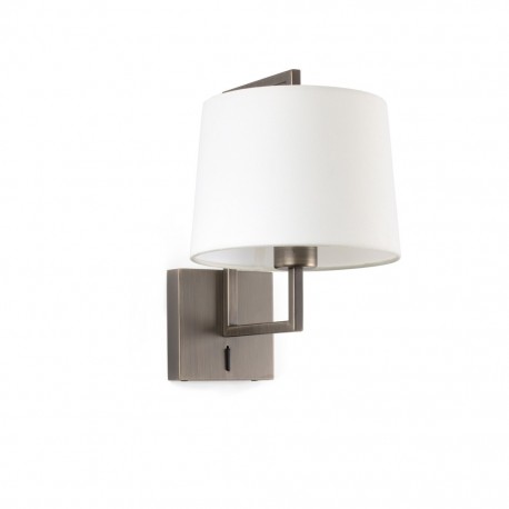 FRAME Lampara aplique oro viejo mate/blanca 20171-01 - FARO ILUMINACION