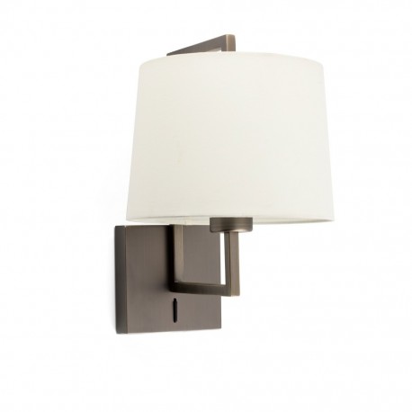 FRAME Lampara aplique oro viejo mate/beige 20171-02 - FARO ILUMINACION