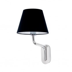 ETERNA Lampara aplique cromo/negra 24005-12 - FARO ILUMINACION