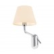 ETERNA Lampara aplique con lector izquierdo cromo/beige 24007-11 - FARO ILUMINACION