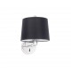 MONTREAL Lampara aplique cromo/negra 24031-03 - FARO ILUMINACION