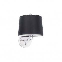 MONTREAL Lampara aplique cromo/negra 24031-03 - FARO ILUMINACION