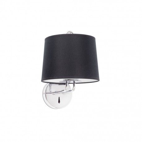MONTREAL Lampara aplique cromo/negra 24031-03 - FARO ILUMINACION
