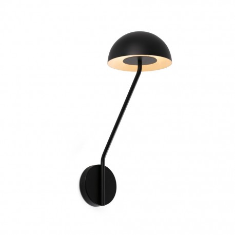 PURE LED Lampara aplique negro y blanco roto 24528 - FARO ILUMINACION