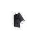LAO LED Lampara aplique negro 1L 28415 - FARO ILUMINACION