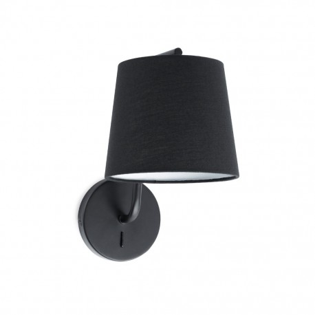 BERNI Lampara aplique negro 29327 - FARO ILUMINACION