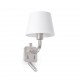 ESSENTIAL Lampara aplique niquel mate con lector LED 29341 - FARO ILUMINACION