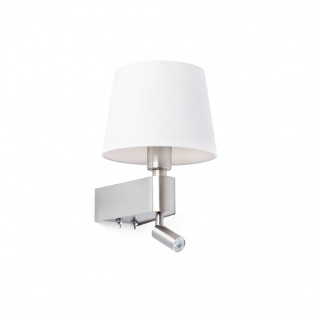 ROOM Lampara aplique blanco con lector LED 29976 - FARO ILUMINACION