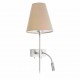 SABANA Lampara aplique beige con lector LED izquierda 29991 - FARO ILUMINACION