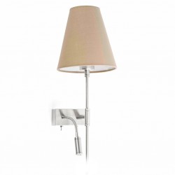 SABANA Lampara aplique beige con lector LED derecha 29992 - FARO ILUMINACION