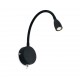 LOKE LED Aplique lector negro 41020 - FARO ILUMINACION