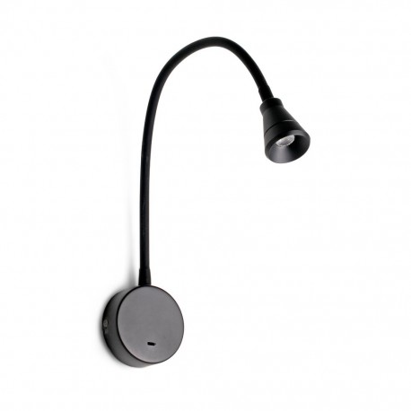 BEL LED Aplique lector negro 41030 - FARO ILUMINACION