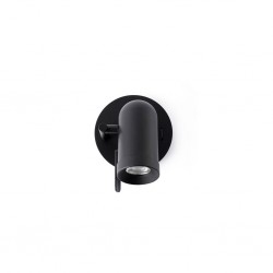 ORLEANS Lampara aplique negro 1L 43521 - FARO ILUMINACION