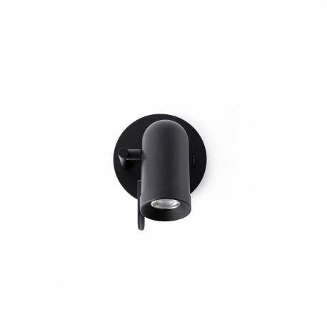 ORLEANS Lampara aplique negro 1L 43521 - FARO ILUMINACION