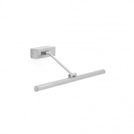 MAGRITTE-2 LED Lampara iluminacuadros niquel mate 8W 61081 - FARO ILUMINACION