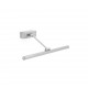 MAGRITTE-2 LED Lampara iluminacuadros niquel mate 8W 61081 - FARO ILUMINACION