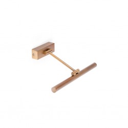 MAGRITTE-1 LED Lampara iluminacuadros oro viejo 6W 61083 - FARO ILUMINACION