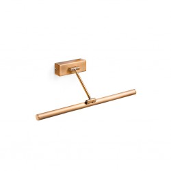 MAGRITTE-2 LED Lampara iluminacuadros oro viejo 8W 61084 - FARO ILUMINACION
