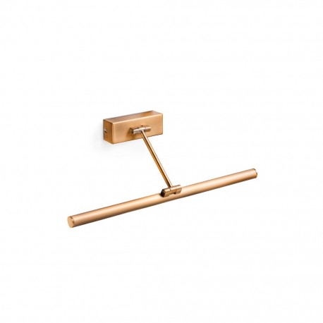 MAGRITTE-2 LED Lampara iluminacuadros oro viejo 8W 61084 - FARO ILUMINACION
