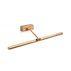 MAGRITTE-3 LED Lampara iluminacuadros oro viejo 12W 61085 - FARO ILUMINACION