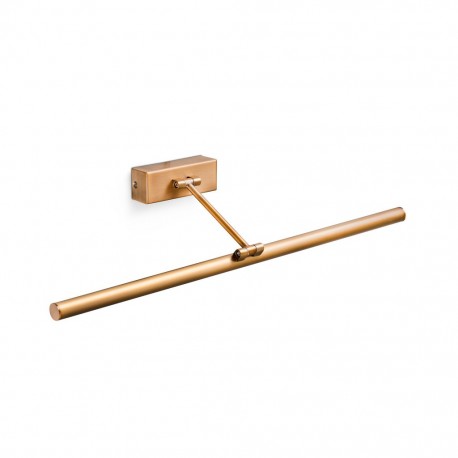 MAGRITTE-3 LED Lampara iluminacuadros oro viejo 12W 61085 - FARO ILUMINACION