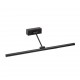 MAGRITTE-3 LED Lampara iluminacuadros negro 12W 61088 - FARO ILUMINACION