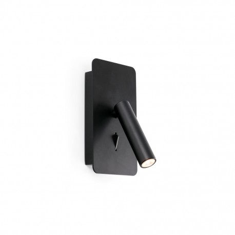 SUAU LED Lampara aplique negro 62118 - FARO ILUMINACION