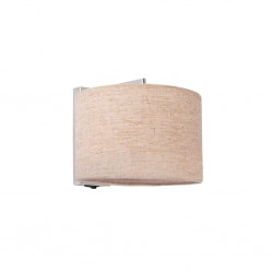 SAHARA Lampara aplique cromo/lino 62705 - FARO ILUMINACION