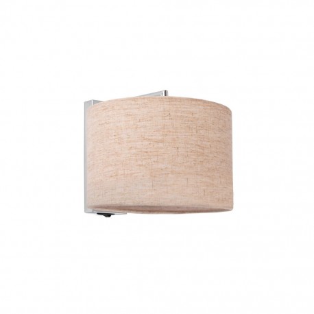 SAHARA Lampara aplique cromo/lino 62705 - FARO ILUMINACION