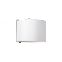 SAHARA Lampara aplique cromo/blanco 62706 - FARO ILUMINACION