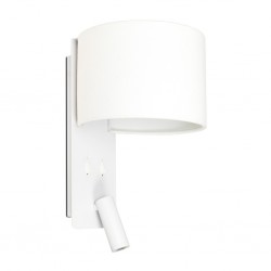 FOLD Lampara aplique blanca con lector LED 64304 - FARO ILUMINACION