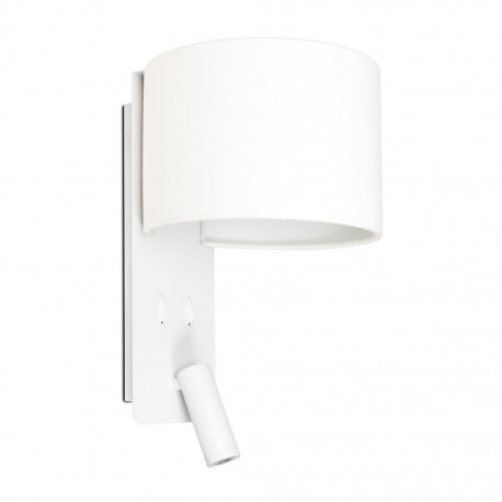 FOLD Lampara aplique blanca con lector LED 64304 - FARO ILUMINACION