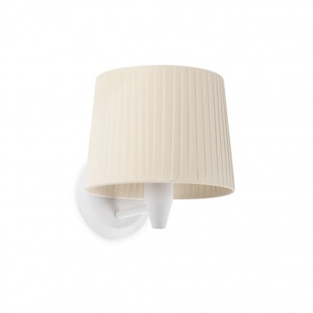 SAMBA Lampara aplique blanca/encintada beige 64306-35 - FARO ILUMINACION