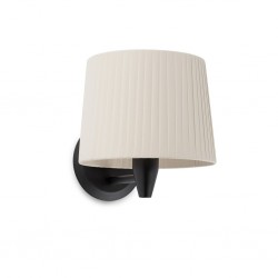 SAMBA Lampara aplique negra/encintada beige 64307-35 - FARO ILUMINACION