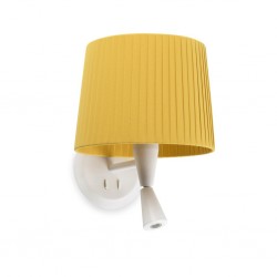 SAMBA Lampara aplique con lector blanca/encintada amarilla 64308-36 - FARO ILUMINACION