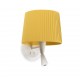 SAMBA Lampara aplique con lector blanca/encintada amarilla 64308-36 - FARO ILUMINACION