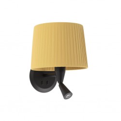 SAMBA Lampara aplique con lector negra/encintada amarilla 64309-36 - FARO ILUMINACION