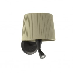 SAMBA Lampara aplique con lector negra/encintada verde 64309-37 - FARO ILUMINACION