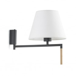 RON Lampara aplique gris oscuro/blanca 64400-10 - FARO ILUMINACION
