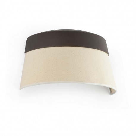 SAC Lampara aplique marron y beige 2L 66191 - FARO ILUMINACION