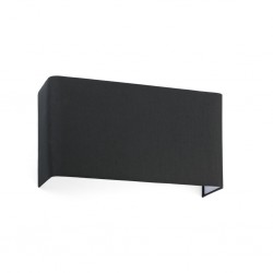 COTTON Lampara aplique negro cuadrado horizontal 2L 66414 - FARO ILUMINACION