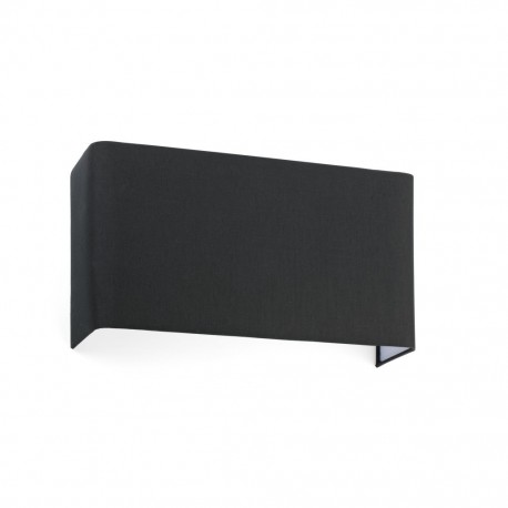 COTTON Lampara aplique negro cuadrado horizontal 2L 66414 - FARO ILUMINACION