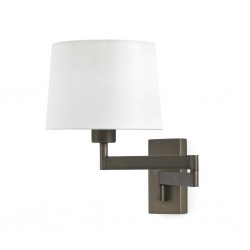 ARTIS Lampara aplique con brazo articulado bronce/blanca 68494-01 - FARO ILUMINACION
